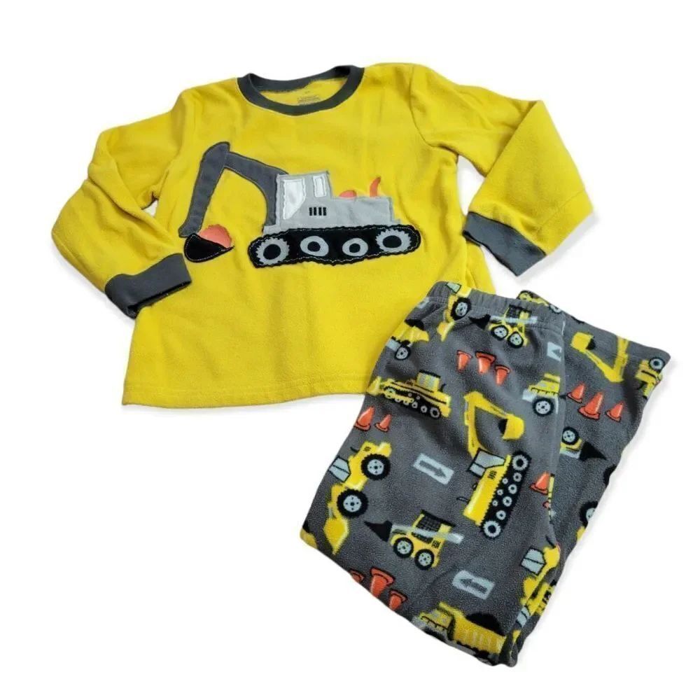 Carter's bulldozer pajamas 5